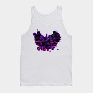 Ice Cream Trux (black version) Tank Top